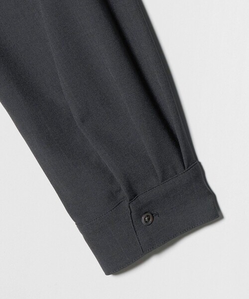 green label relaxing（グリーンレーベルリラクシング）の「スキッパー ポケット ロングスリーブ シャツ マシンウォッシャブル（シャツ/ブラウス・レディース・オフホワイト/ライム/ダークグレー・FREE）」の18枚目の写真