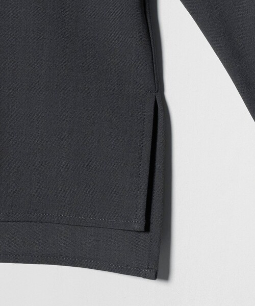 green label relaxing（グリーンレーベルリラクシング）の「スキッパー ポケット ロングスリーブ シャツ マシンウォッシャブル（シャツ/ブラウス・レディース・オフホワイト/ライム/ダークグレー・FREE）」の17枚目の写真