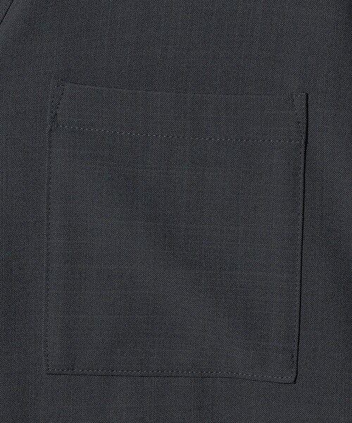 green label relaxing（グリーンレーベルリラクシング）の「スキッパー ポケット ロングスリーブ シャツ マシンウォッシャブル（シャツ/ブラウス・レディース・オフホワイト/ライム/ダークグレー・FREE）」の16枚目の写真