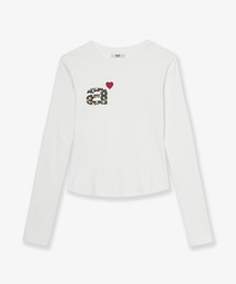 aeae（エーイーエーイー）の「DOT SMALL LETTER L/S（Tシャツ/カットソー）」