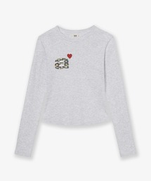 aeae（エーイーエーイー）の「DOT SMALL LETTER L/S（Tシャツ/カットソー）」