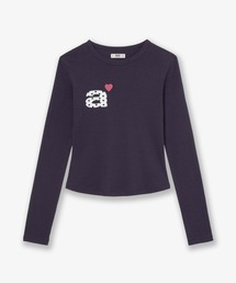 aeae（エーイーエーイー）の「DOT SMALL LETTER L/S（Tシャツ/カットソー）」