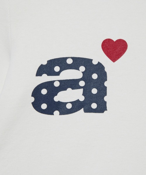 aeae（エーイーエーイー）の「DOT SMALL LETTER L/S（Tシャツ/カットソー・レディース・ダークブラウン/ホワイト/ネイビー/グレー・FREE）」の7枚目の写真