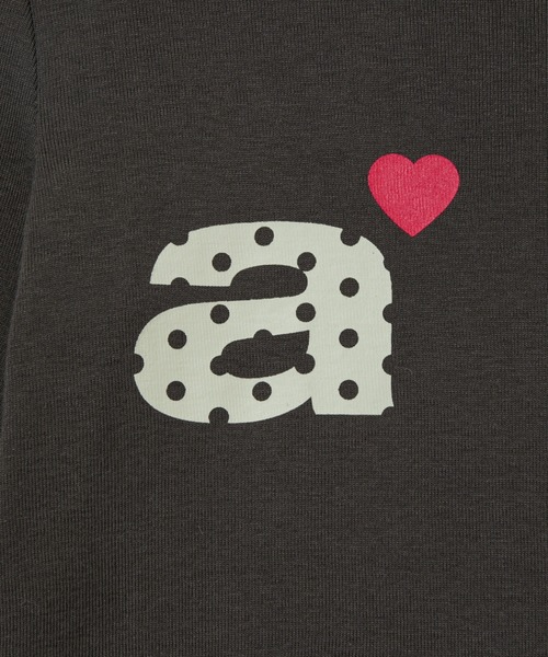 aeae（エーイーエーイー）の「DOT SMALL LETTER L/S（Tシャツ/カットソー・レディース・ダークブラウン/ホワイト/ネイビー/グレー・FREE）」の15枚目の写真