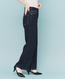 index（インデックス）の「《丈が選べる》デニムバギーパンツ【洗濯機洗い可】（デニムパンツ）」
