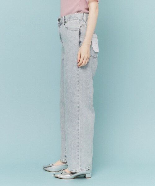セール】《丈が選べる》デニムバギーパンツ【洗濯機洗い可】（デニム
