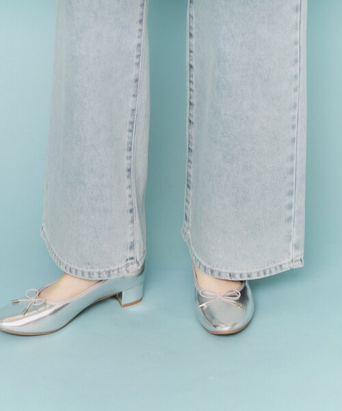 index(インデックス)の「《丈が選べる》デニムバギーパンツ【洗濯機洗い可】(デニムパンツ・レディース・スミクロ/ライトブルー/ネイビー・02/03/36/38/40)」の9枚目の写真