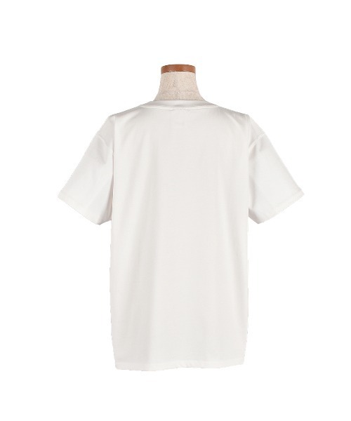 KEITA MARUYAMA(ケイタマルヤマ)の「【LILYBROWN×KEITA MARUYAMA】Lace Graphic Tシャツ(Tシャツ/カットソー・レディース・サックスブルー/ホワイト・FREE)」の6枚目の写真