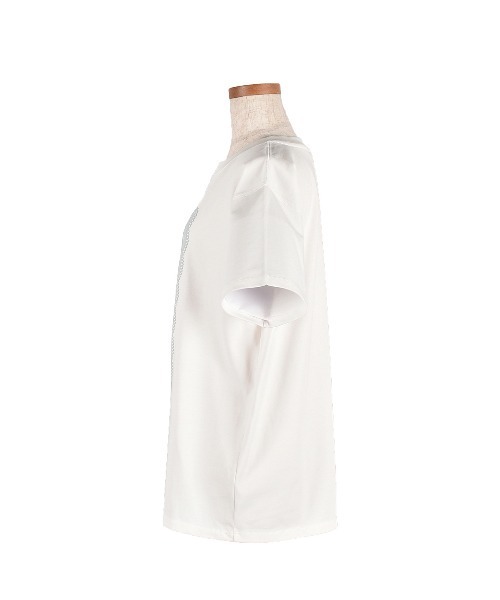 KEITA MARUYAMA(ケイタマルヤマ)の「【LILYBROWN×KEITA MARUYAMA】Lace Graphic Tシャツ(Tシャツ/カットソー・レディース・サックスブルー/ホワイト・FREE)」の7枚目の写真