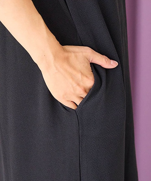 M y u(ミュー)の「裾シアーフリル ストレッチワンピース(ワンピース・レディース・ブラック系1/ホワイト系1/ホワイト系2/ブラック系2・FREE)」の15枚目の写真