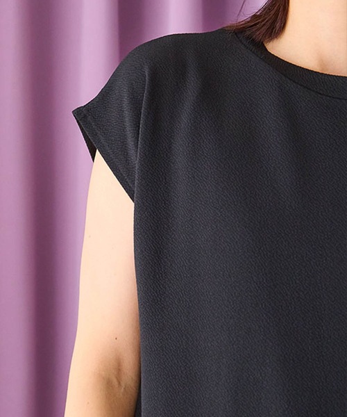 M y u(ミュー)の「裾シアーフリル ストレッチワンピース(ワンピース・レディース・ブラック系1/ホワイト系1/ホワイト系2/ブラック系2・FREE)」の16枚目の写真