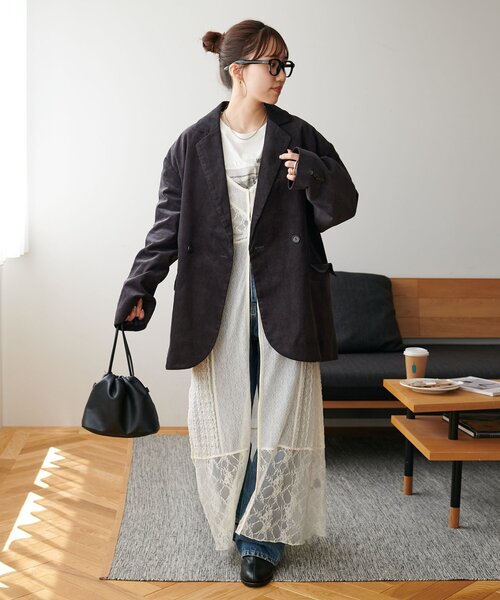 ユニセックス】コーデュロイWブレストジャケット（その他アウター