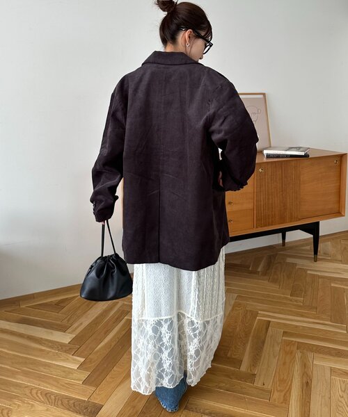 ユニセックス】コーデュロイWブレストジャケット（その他アウター