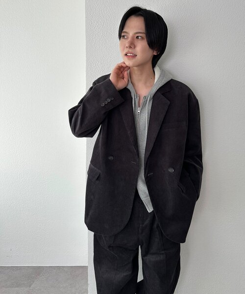 ユニセックス】コーデュロイWブレストジャケット（その他アウター