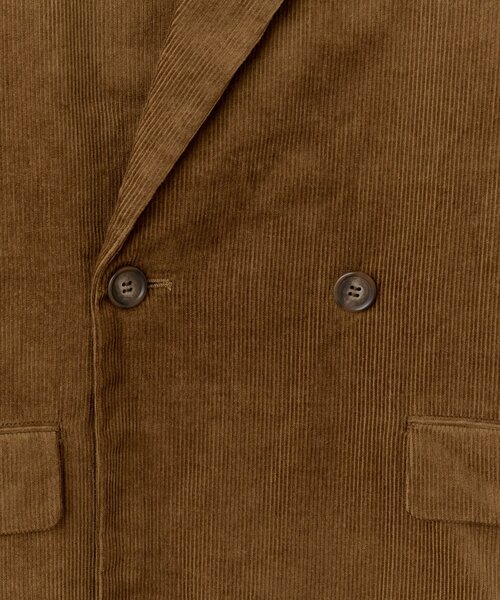 ユニセックス】コーデュロイWブレストジャケット（その他アウター