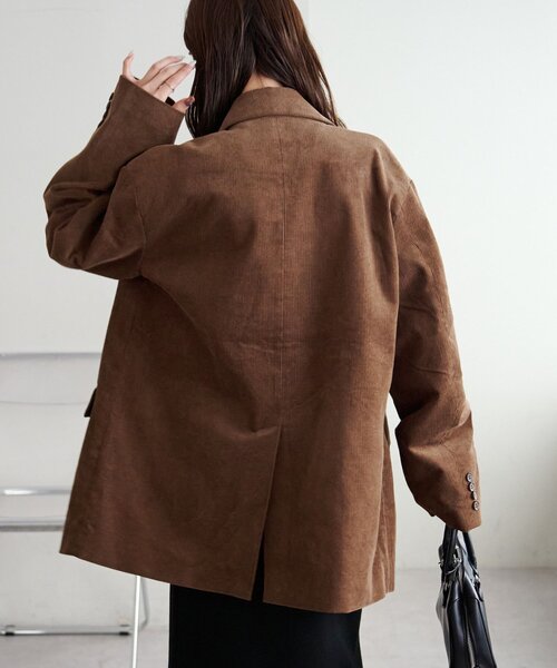 ユニセックス】コーデュロイWブレストジャケット（その他アウター