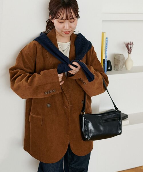 ユニセックス】コーデュロイWブレストジャケット（その他アウター