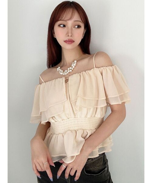 RESEXXY(リゼクシー)の「パールボリュームネックレス(ネックレス・レディース・シルバー/ゴールド・FREE)」の5枚目の写真