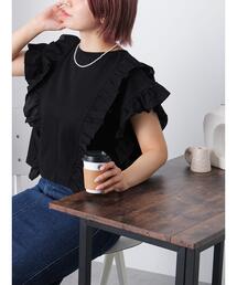 ehka sopo | フリルカットソー(Tシャツ/カットソー)