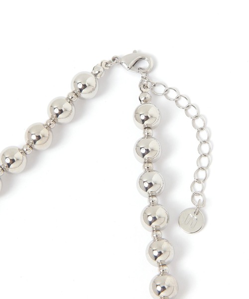 ハートボールチェーンネックレス（ネックレス）｜niko and