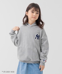 MLB（メジャーリーグベースボール）の「〈MLB〉サガラ刺繍ロゴ 裏毛パーカー（パーカー）」