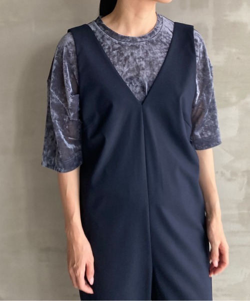 HELIOPOLE(エリオポール)の「JUMP SUITS (V NECK)(その他パンツ・レディース・ブラック/ネイビー・38/36)」の19枚目の写真