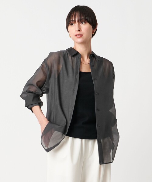 シアー シャツ -ウォッシャブル-（シャツ/ブラウス）｜UNITED