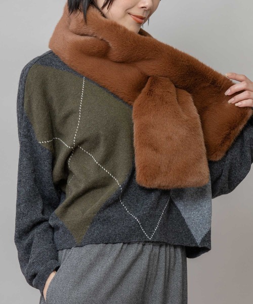 セール】フェイクファーマフラー（マフラー）｜Munich（ミューニック