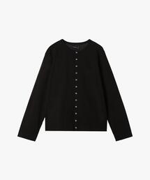 ♡未使用♡アニエスべーCARDIGAN カーディガンプレッション　T1ブラック M001 CARDIGAN カーディガンプレッション ｜agnès b. FEMME