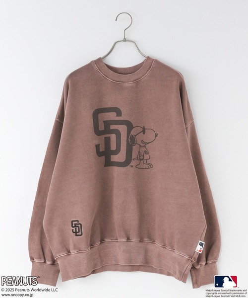 LOWRYS FARM（ローリーズファーム）の「ＭＬＢ＊ＳＮＯＯＰＹウラケ　579073（スウェット・レディース・ネイビー/シルバー/グリーン/ブラウン系その他・FREE）」の2枚目の写真