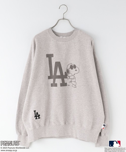 LOWRYS FARM（ローリーズファーム）の「ＭＬＢ＊ＳＮＯＯＰＹウラケ　579073（スウェット・レディース・ネイビー/シルバー/グリーン/ブラウン系その他・FREE）」の4枚目の写真