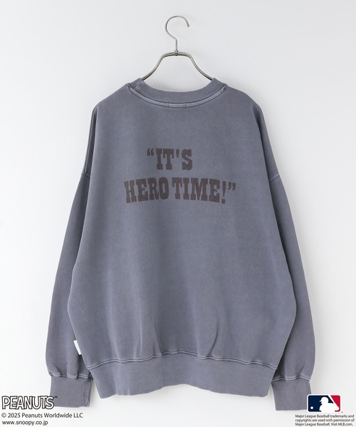 LOWRYS FARM（ローリーズファーム）の「ＭＬＢ＊ＳＮＯＯＰＹウラケ　579073（スウェット・レディース・ネイビー/シルバー/グリーン/ブラウン系その他・FREE）」の7枚目の写真