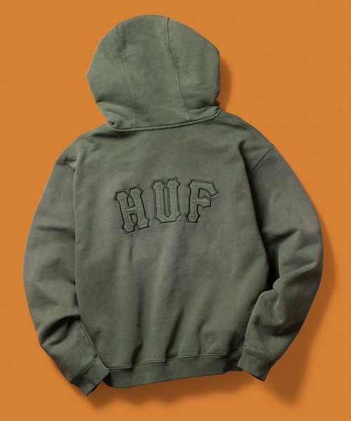 ARCH WIDE FULL ZIP HOODIE（パーカー）｜HUF（ハフ）の