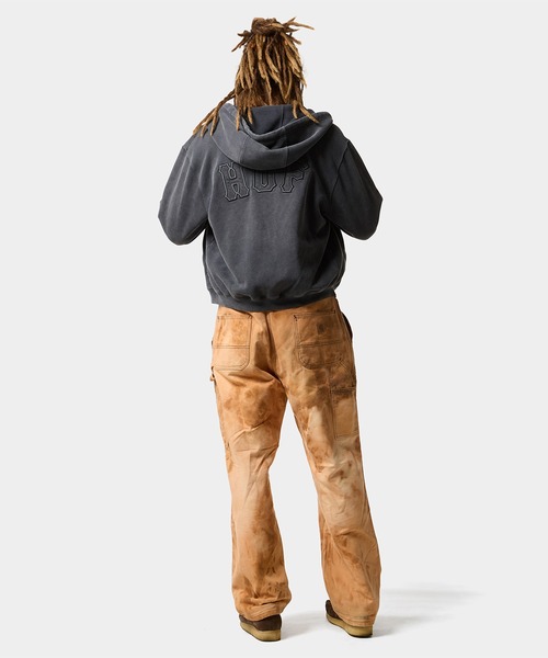 HUF（ハフ）の「ARCH WIDE FULL ZIP HOODIE（パーカー・メンズ・ブラック/アッシュグレー/グリーン系その他・XL/XXL/L/M/S）」の17枚目の写真