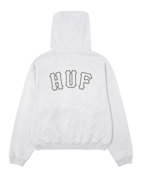 ARCH LOGO ZIP HOODIE HUF ハフ ジップフーディー　M HUF】ARCH LOGO ZIP HOODIE フルジップフーディー ジャケット 【ハフ