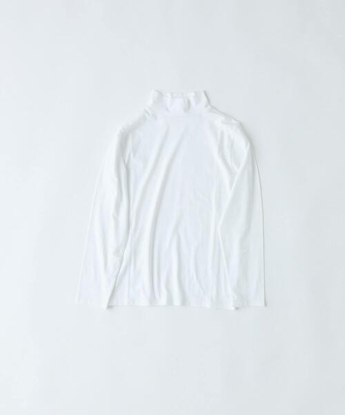 conges payes ADIEU TRISTESSE(コンジェ ペイエ アデュートリステス)の「ハイネックベア天竺(Tシャツ/カットソー・レディース・ブラック/オフホワイト/ストライプ/ライトグレー/ピンク・FREE)」の2枚目の写真