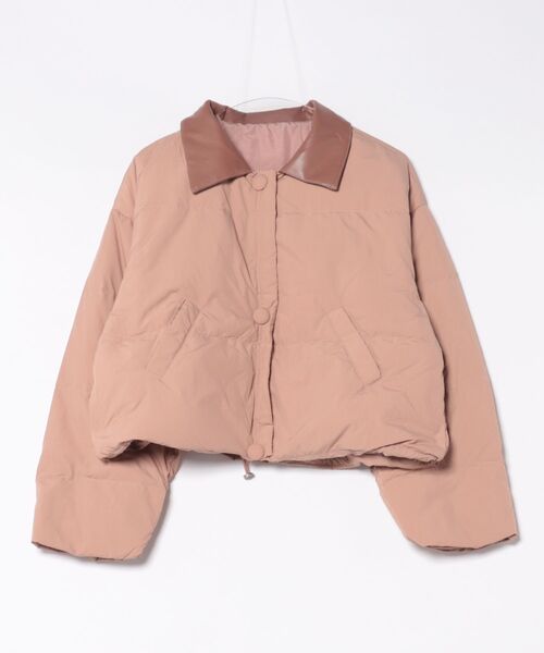 セール】異素材カラーショートダウン（ダウンジャケット/コート