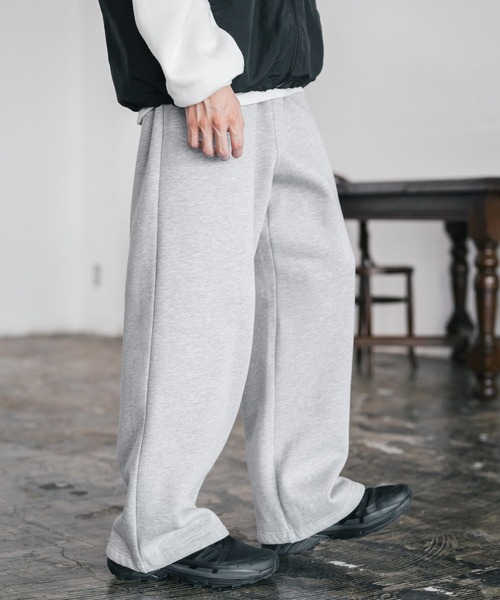 セール】UMBRO 別注コラボ裏起毛ワンポイントロゴ刺繍イージーワイド