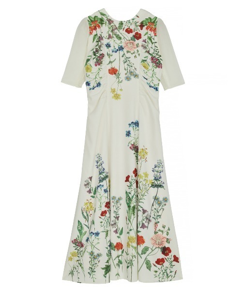 Ameri（アメリ）の「ESMERALDA IN FULL BLOOM DRESS（ワンピース・レディース・ブルー/オフホワイト/ブラック・SMALL/MEDIUM）」の16枚目の写真