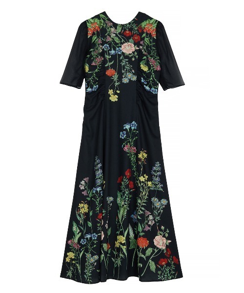 ぽつ　アメリ　dress ESMERALDA IN FULL BLOOM DRESS（ワンピース）｜Ameri（アメリ）の