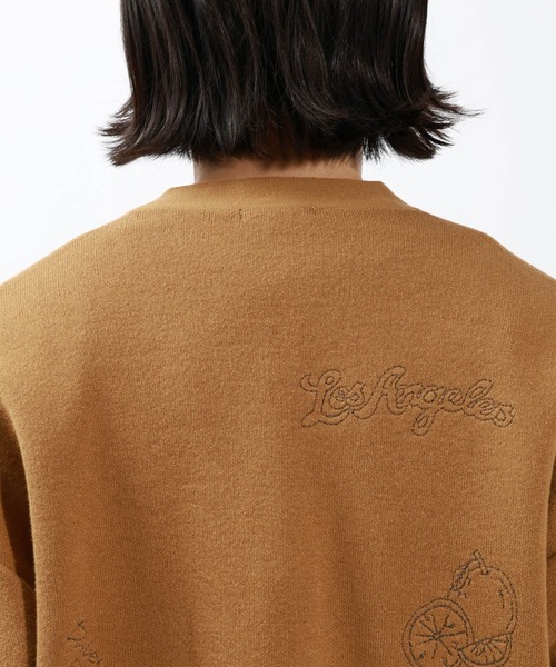 BAYFLOW（ベイフロー）の「ラクガキニットカーディガン（カーディガン/ボレロ・メンズ・マスタード/チャコールグレー/ブルー・FREE）」の13枚目の写真