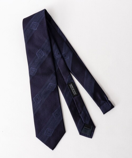 NOLLEY’S（ノーリーズ）の「Classico Seta バブリングストライプネクタイ 25AWコレクション（ネクタイ・メンズ・ブルー系その他6・FREE）」の3枚目の写真