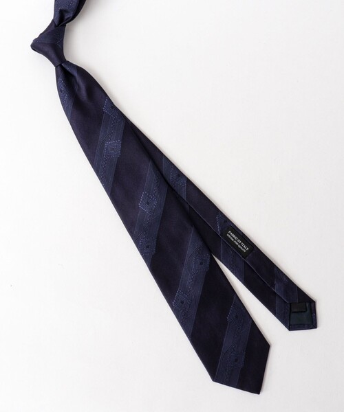 NOLLEY’S（ノーリーズ）の「Classico Seta バブリングストライプネクタイ 25AWコレクション（ネクタイ・メンズ・ブルー系その他6・FREE）」の9枚目の写真