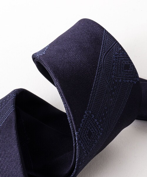 NOLLEY’S（ノーリーズ）の「Classico Seta バブリングストライプネクタイ 25AWコレクション（ネクタイ・メンズ・ブルー系その他6・FREE）」の14枚目の写真