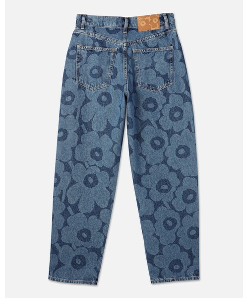 marimekko(マリメッコ)の「【ノベルティ付】《Maridenim》 Unikko / Barrel Unikko jeans pants(デニムパンツ・レディース・ダークインディゴブルー・25inch/26inch/27inch/28inch/29inch/30inch)」の8枚目の写真