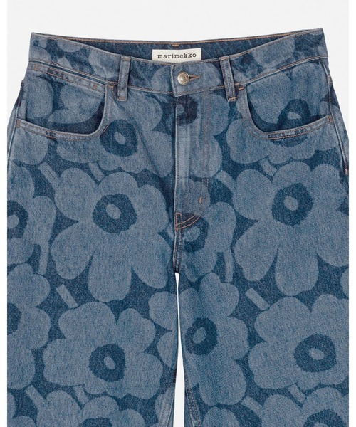 marimekko(マリメッコ)の「【ノベルティ付】《Maridenim》 Unikko / Barrel Unikko jeans pants(デニムパンツ・レディース・ダークインディゴブルー・25inch/26inch/27inch/28inch/29inch/30inch)」の9枚目の写真