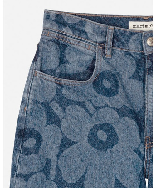 marimekko(マリメッコ)の「【ノベルティ付】《Maridenim》 Unikko / Barrel Unikko jeans pants(デニムパンツ・レディース・ダークインディゴブルー・25inch/26inch/27inch/28inch/29inch/30inch)」の10枚目の写真