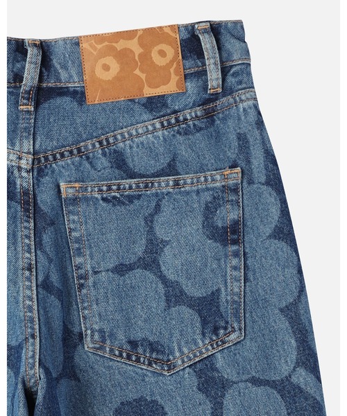 marimekko(マリメッコ)の「【ノベルティ付】《Maridenim》 Unikko / Barrel Unikko jeans pants(デニムパンツ・レディース・ダークインディゴブルー・25inch/26inch/27inch/28inch/29inch/30inch)」の11枚目の写真