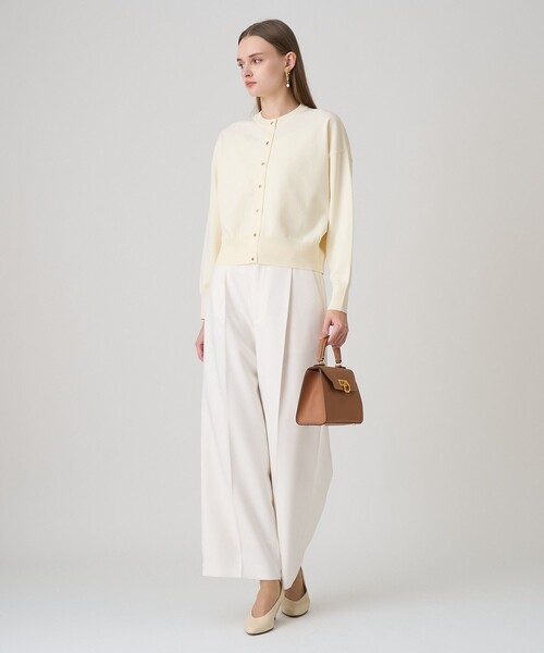 ANAYI（アナイ）の「ドット釦ブルゾン カーディガン（カーディガン/ボレロ・レディース・ブラウン/ブラック/アイボリー・38/36）」の9枚目の写真