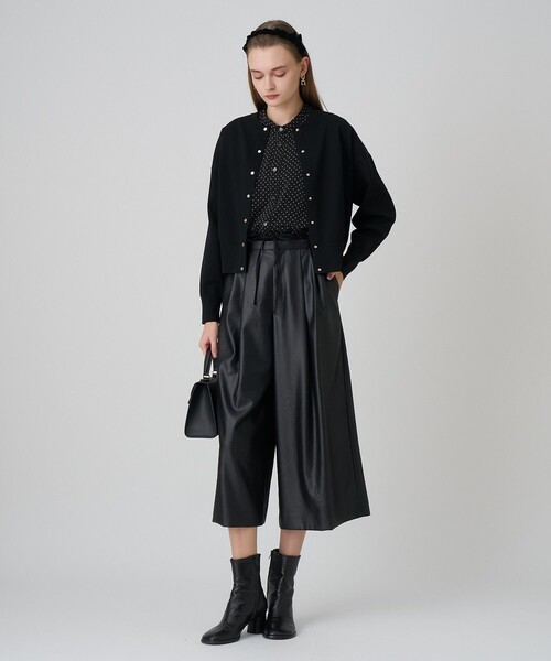 ANAYI（アナイ）の「ドット釦ブルゾン カーディガン（カーディガン/ボレロ・レディース・ブラウン/ブラック/アイボリー・38/36）」の18枚目の写真